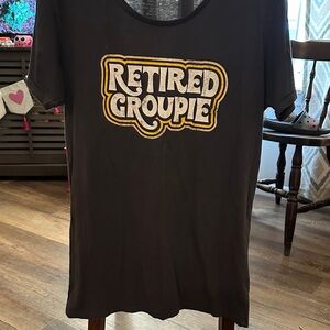 Electric West ‘retired groupie’ tee, XXL